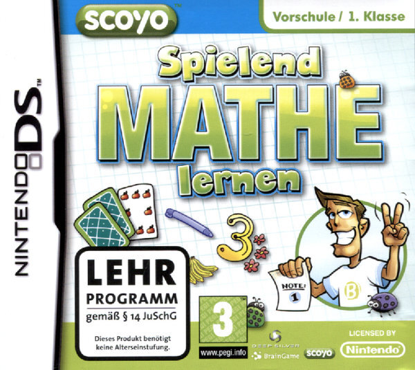 Spielend Mathe lernen / Nintendo DS/ 2DS/ 3DS + Handbuch*Top Zustand