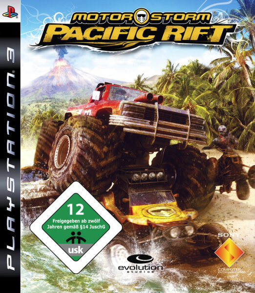Motorstorm - Pacific Rift / Playstation 3 / PS3 + Handbuch *Guter Zustand*