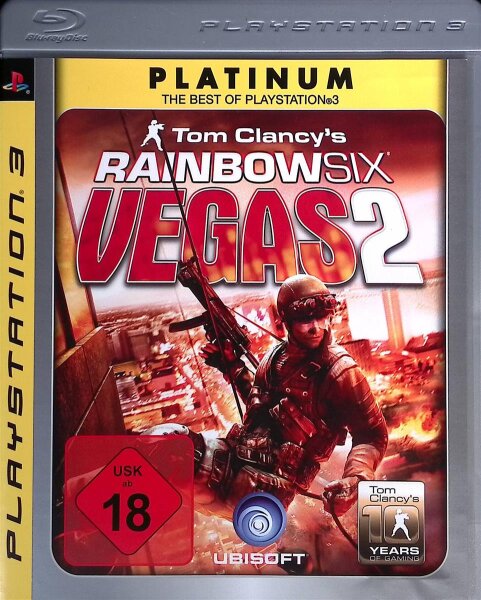 Tom Clancys Rainbow Six Vegas 2 - Platinum / PS3 ohne Handbuch * Top Zustand