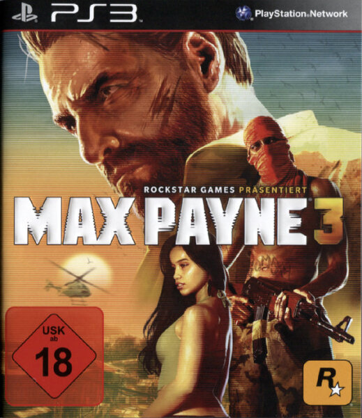 Max Payne 3 / Playstation 3 / PS3 + Handbuch *Guter Zustand*