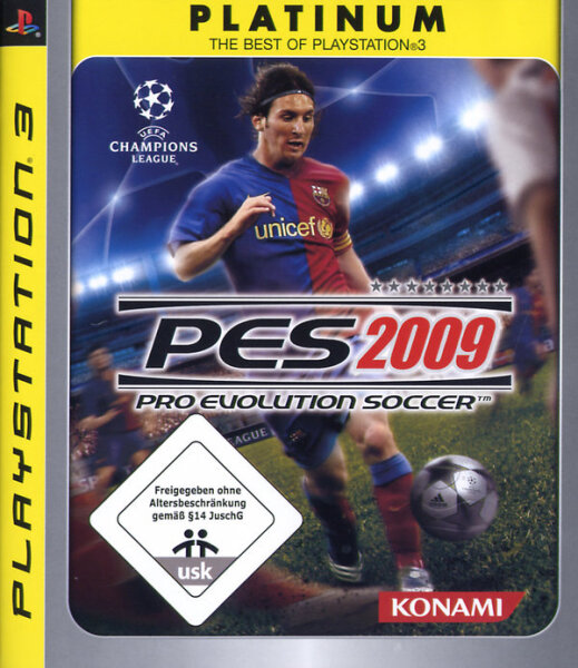 Pro Evolution Soccer 2009 - Platinum /  PS3 + Handbuch *  Top Zustand