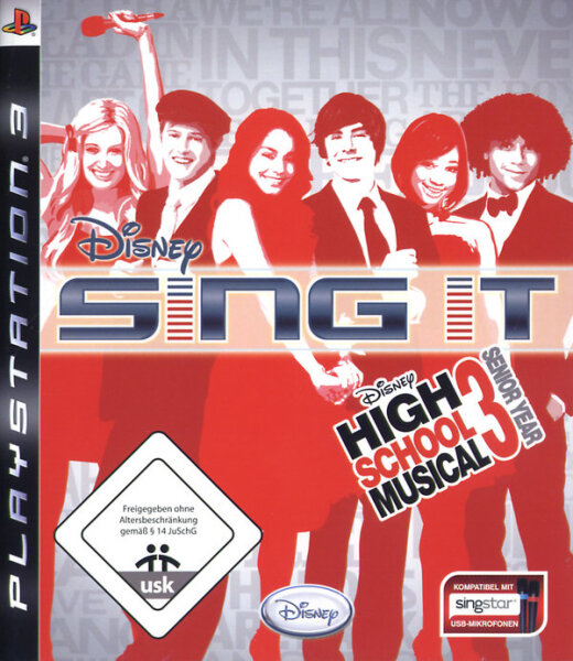 High School Musical 3 - Disney Sing it / Playstation 3 / PS3 + Handbuch *  Top Zustand