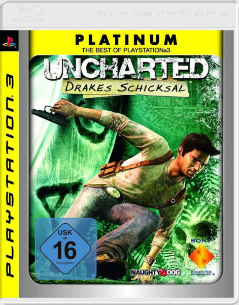 Uncharted - Drakes Schicksal  [Platinum] / Playstation 3 / PS3 + Handbuch *Guter Zustand*