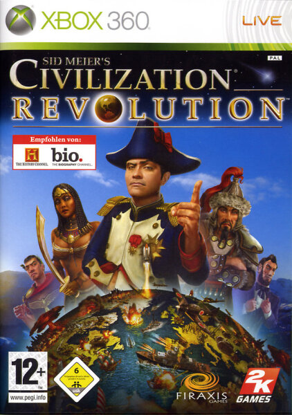 Civilization Revolution / xBox 360 Spiel + Anleitung - Top Zustand