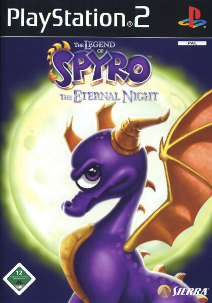 The Legend of Spyro - The Eternal Night / PS2 ohne Handbuch / mit Kratzer