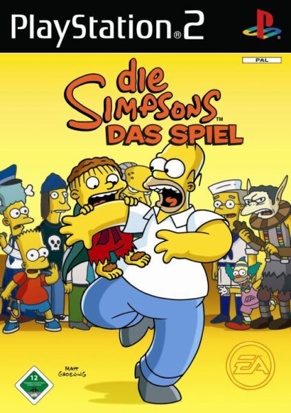Die Simpsons - Das Spiel / Playstation 2 / PS 2+ Handbuch *Guter Zustand*