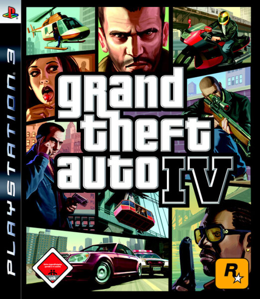 Grand Theft Auto IV (Uncut) / Playstation 3 + Handbuch*Guter Zustand*