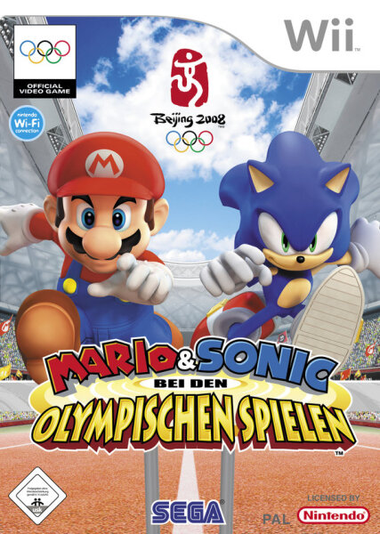 Mario & Sonic bei den Olympischen Spielen / Nintendo Wii / Wii U + Handbuch - Guter Zustand