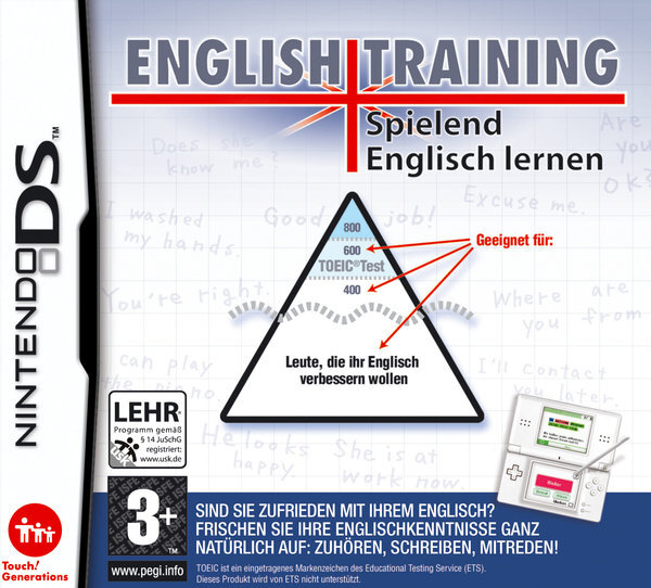 English Training - Spielend Englisch lernen / Nintendo DS + Handbuch*Top Zustand*