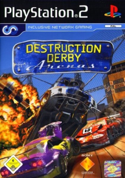 Destruction Derby Arenas / Playstation 2 / PS 2 + Handbuch *Guter Zustand*