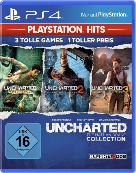 Uncharted - The Nathan Drake Collection / Playstation 4 / PS5 * Guter Zustand