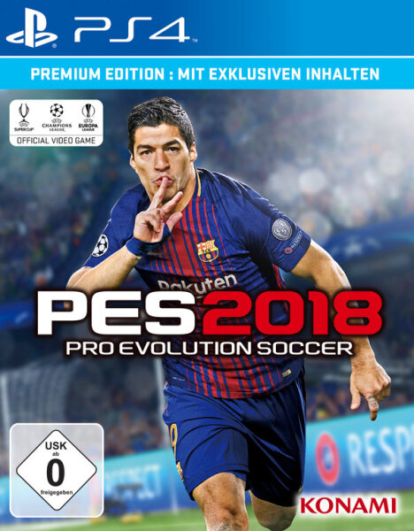 Pro Evolution Soccer 2018 (Premium Edition) Playstation 4 / PS5 * Guter Zustand