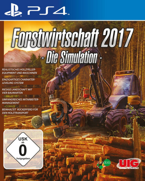 Forstwirtschaft 2017 - Die Simulation / Playstation 4 / PS5 *TOP Zustand
