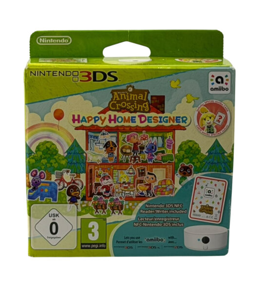 Animal Crossing - Happy Home Designer + NFC Schreib & Lesegerät für Nintendo 3DS