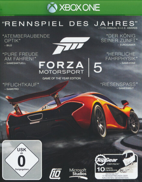 Forza Motorsport 5 (Game of the Year Edition) Xbox One * Top Zustand