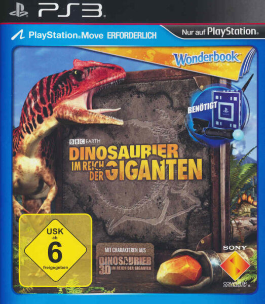 Wonderbook-Dinosaurier - Im Reich der Giganten / PS3 + Handbuch *Top Zustand*