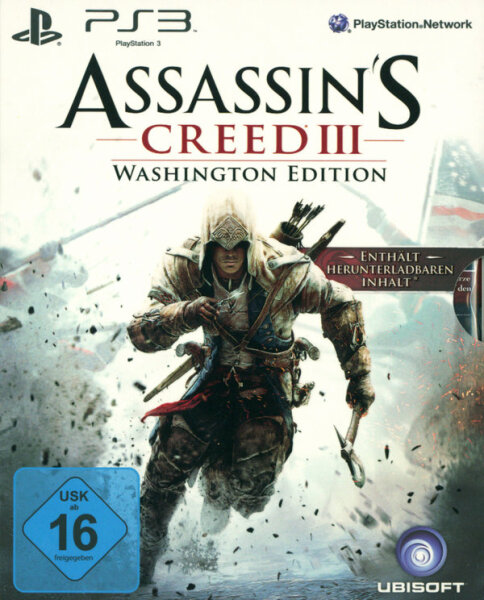 Assassins Creed 3 - Washington Edition / Playstation 3 + Handbuch*Top Zustand*