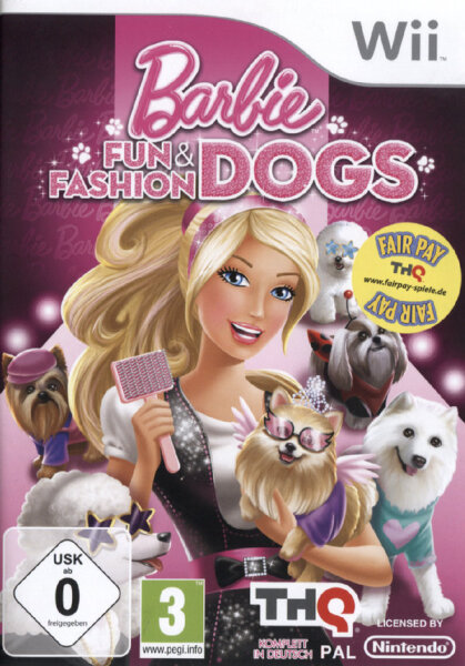 Barbie - Fun & Fashion Dogs / Nintendo Wii / Wii U + Handbuch