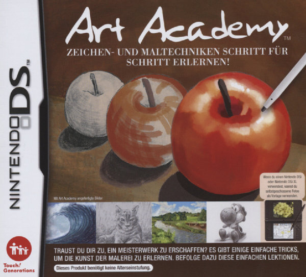 Art Academy: Zeichen und Maltechniken / Nintendo DS + Handbuch*Top Zustand*