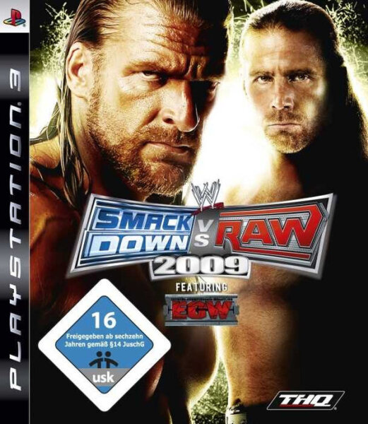 WWE Smackdown vs. Raw 2009  (Platinum) PS3 + Handbuch *Top Zustand*
