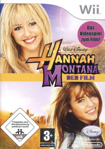 Hannah Montana - Der Film / Nintendo Wii / Wii U + Handbuch - Top Zustand