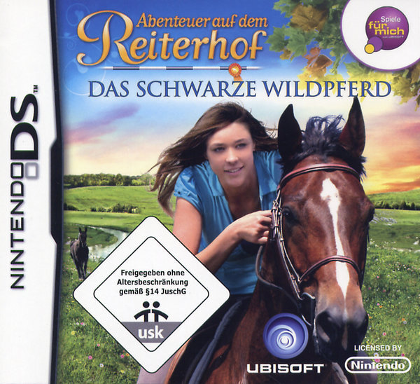 Abenteuer auf dem Reiterhof - Das schwarze Wildpferd / Nintendo DS + Handbuch*Top Zustand