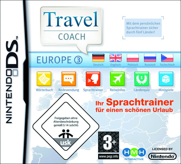 Travel COACH - Europe 3 / Nintendo DS + Handbuch*Top Zustand