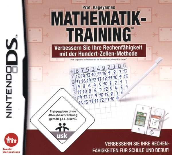 Professor Kageyamas Mathematik Training / Nintendo DS + Handbuch *Top Zustand*