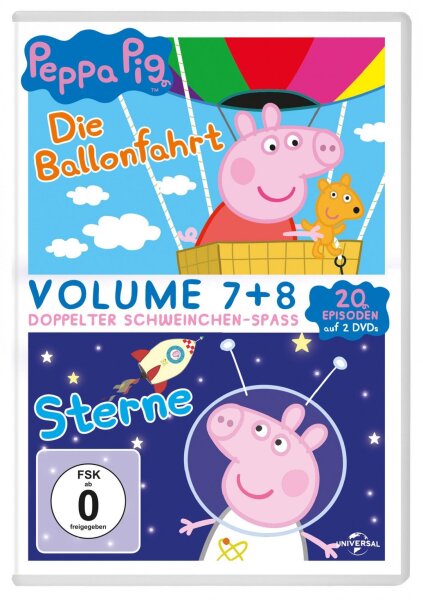 Peppa Pig - Die Ballonfahrt & Sterne  ( 2 DVDs )