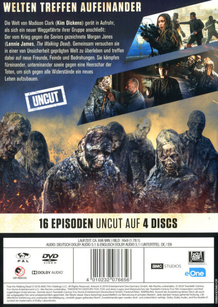 Fear the Walking Dead - Die komplette vierte Staffel  / DVD