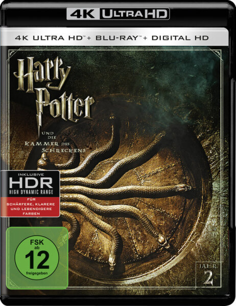 Harry Potter und die Kammer des Schreckens  (4K Ultra HD) (+ Blu-ray)