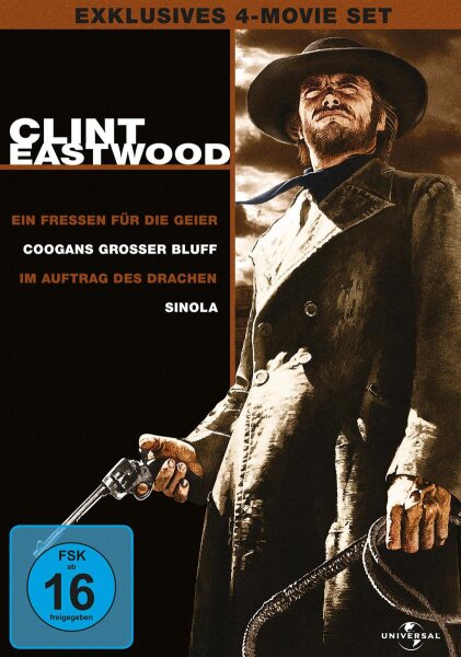 Clint Eastwood Collection - 4-Movie-Set  [4 DVDs] Nagelneu / Versiegelt