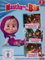 Mascha und der Bär - 3er DVD Box  - Akzeptabel mit Kratzer