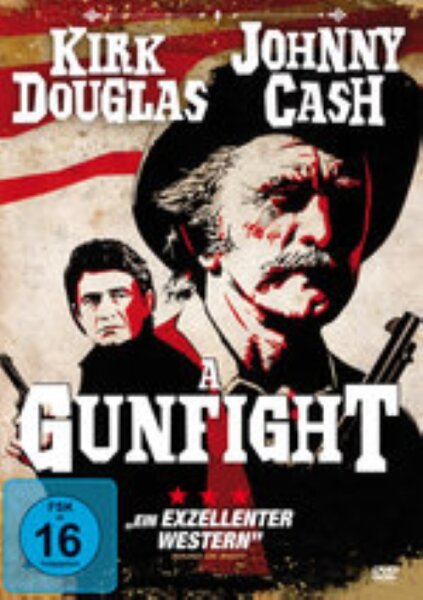 A GUNFIGHT von Lamont Johnson - Kirk Douglas, Johnny Cash - DVD / Top Zustand