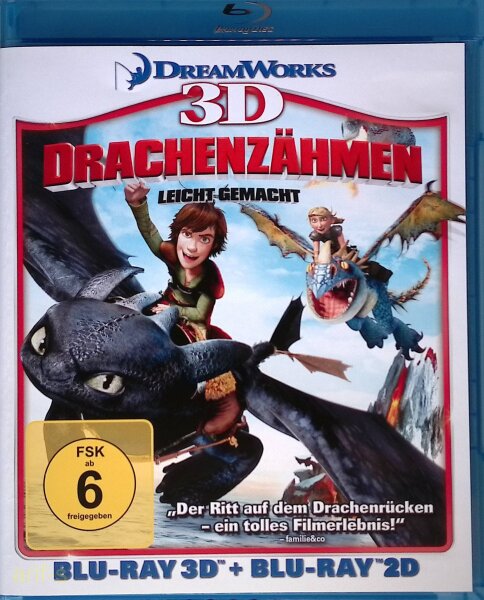 Drachenzähmen leicht gemacht  (+ 3D Blu-Ray) Top Zustand