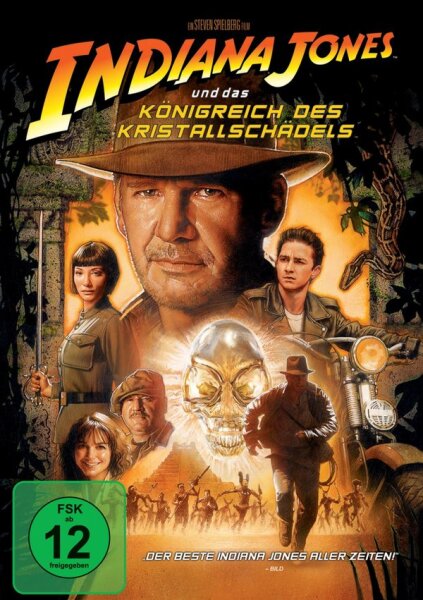 Indiana Jones & das Königreich des Kristallschädels / DVD *Top Zustand