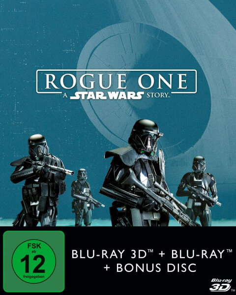 Rogue One: A Star Wars Story  (+ Blu-ray 2D) (+ Bonus-Disc) / Brandneu