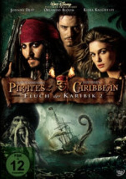 Pirates of the Caribbean - Fluch der Karibik 2 / DVD - Top Zustand