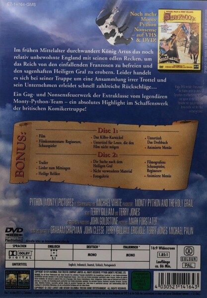 Monty Python - Die Ritter der Kokosnuss [2 DVDs, Special Edition]