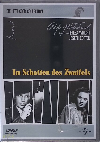 Im Schatten des Zweifels / Die Hitchcock Collection / DVD *Nagelneu / Versiegelt