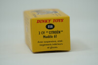 Atlas Dinky Toys CITROËN 2 CV 558 Ente Modell 61 Modellauto OVP - Vintage