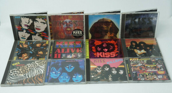 Band Kiss Musik CD`s Album`s Alive Killers Asylum Psycho-Circus Unmasked