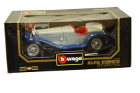 Bburago Alfa Romeo 2300 Spider 1932 - cod.3008 - Grau/Blau