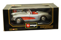 Bburago Chevrolet Corvette 1957 - cod.3024 - Silber