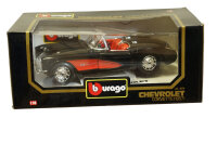 Bburago Chevrolet Corvette 1957 - cod.3034 - Schwarz