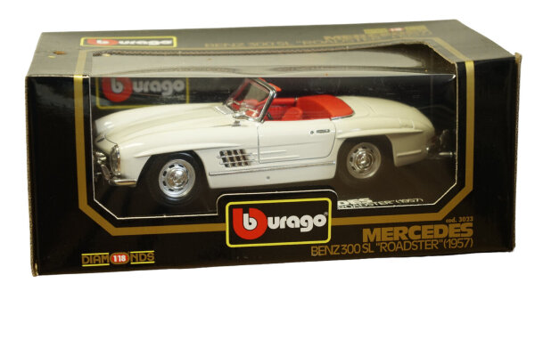 Bburago Mercedes Benz 300SL Roadster 1957 - cod.3023 - Weiß