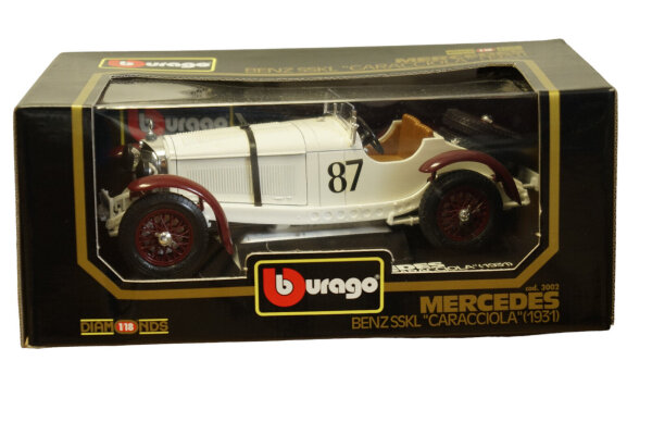 Bburago Mercedes Benz SSKL Caracciola 1931 - cod.3002 - weiss