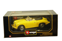 Bburago Porsche 356B Cabriolet - 1961 cod.3031 - Gelb