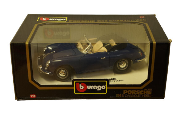 Bburago Porsche 356B Cabriolet - 1961 cod.3051 - Blau