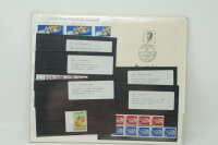Briefmarken aus DDR Jahrgang unbestimmt Sammler Konvolut Set